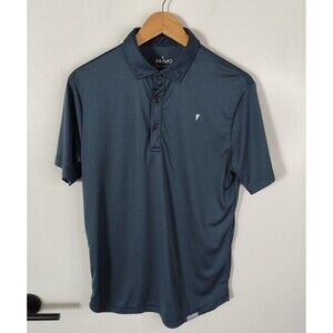 Primo Golf Polo Shirt Mens Size Medium Blue Stretch Performance
